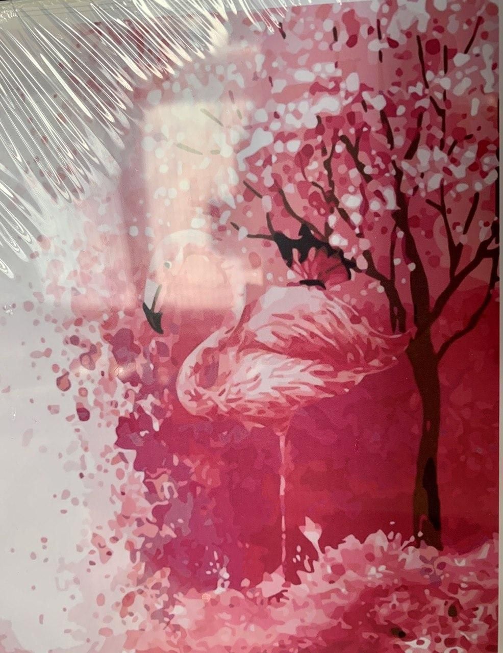 Картина за номерами 15 кольорів Фламінго ST-8028-4 SULTANI