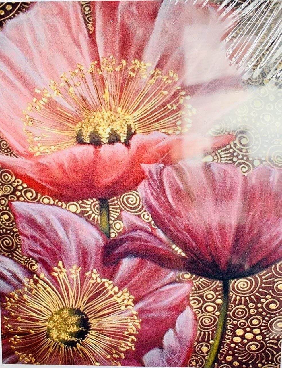 Картина за номерами 24 кольори Рожеві квіти ST-8028-12 SULTANI