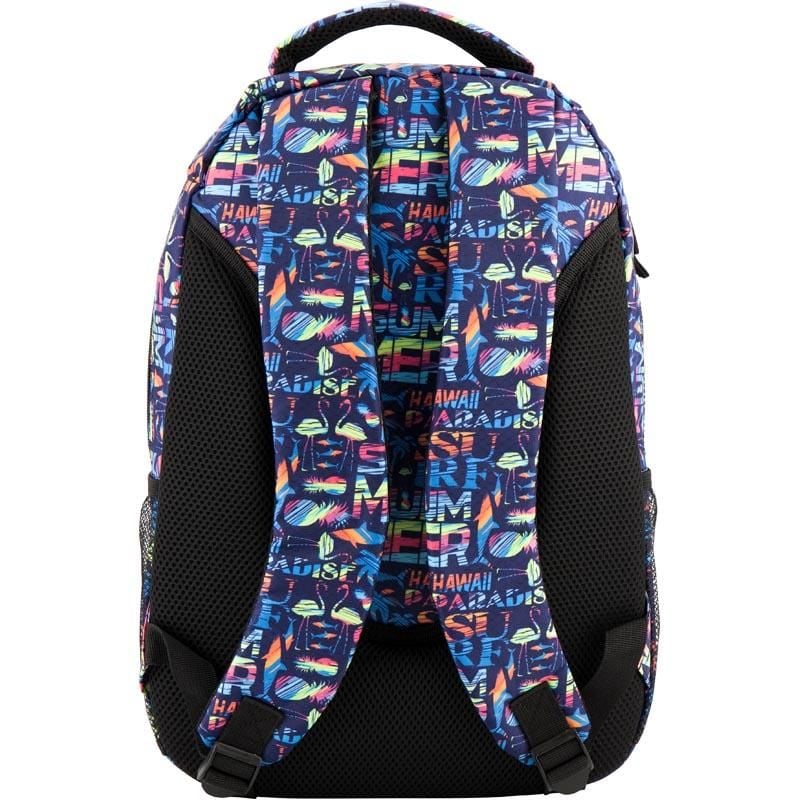 Рюкзак бескаркасный 22L синий с надписями GO18-133M Go-Pack