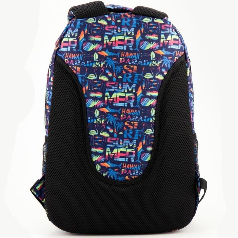 Рюкзак бескаркасный 22L синий с надписями GO18-133M Go-Pack