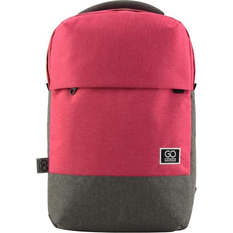 Рюкзак городской 13,5л серый с розовым GO19-139L-1 Go-Pack