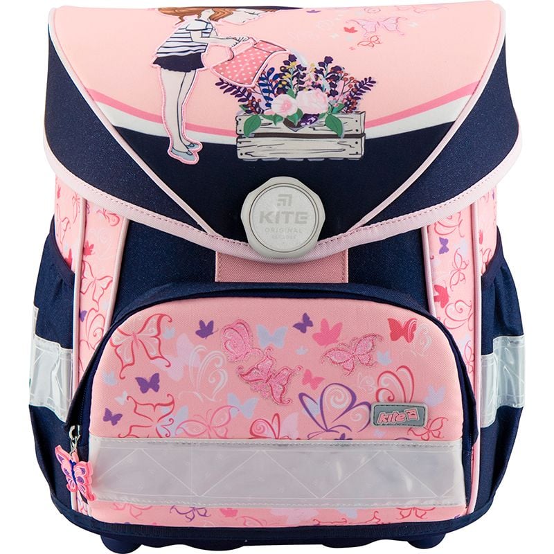 Рюкзак каркасний шкільний 17 л  рожевий K18-579-1 Kite
