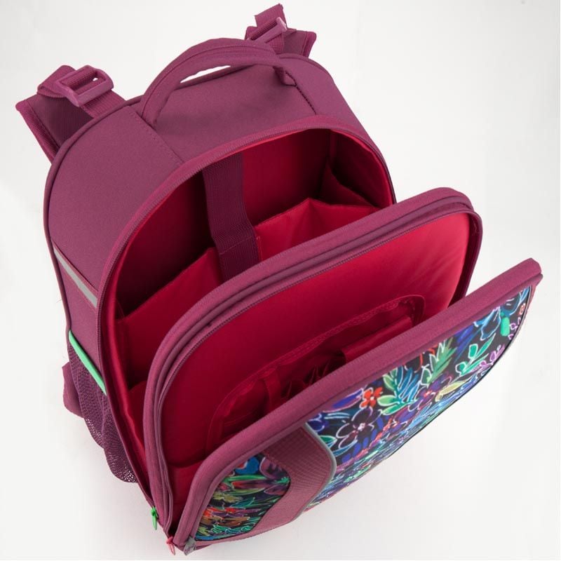 Рюкзак шкільний каркасний 17 L Flowery K18-703M-2 Kite