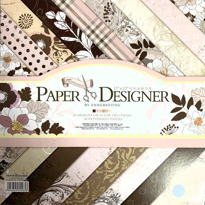 Папір для скрапбукінга 24арк PS-24 Eno Greeting