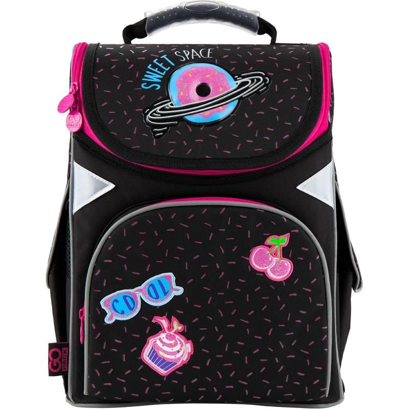 Рюкзак шкільний каркасний Education 11л Sweet space чорний GO20-5001S-2 Go-Pack