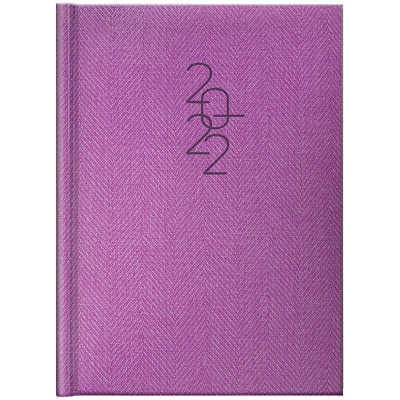 Блокнот щоденник датованний 2022 Стандарт Tweed фіолетовий 73-795 32 662 BRUNNEN