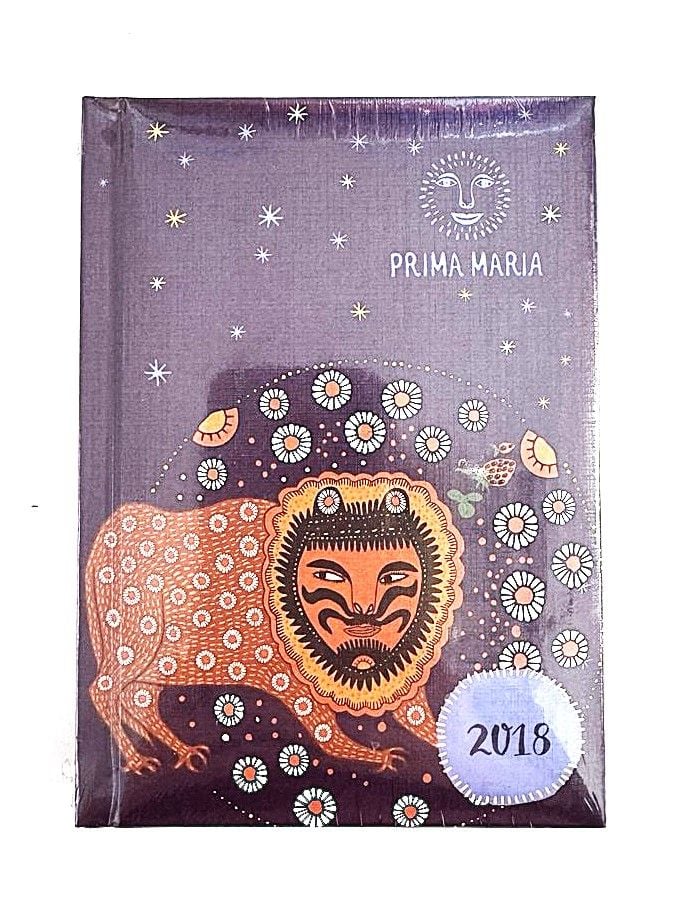 Блокнот щоденник кишеньковий 2018 Grafo Prima Maria Лев 73-736 68 07 BRUNNEN