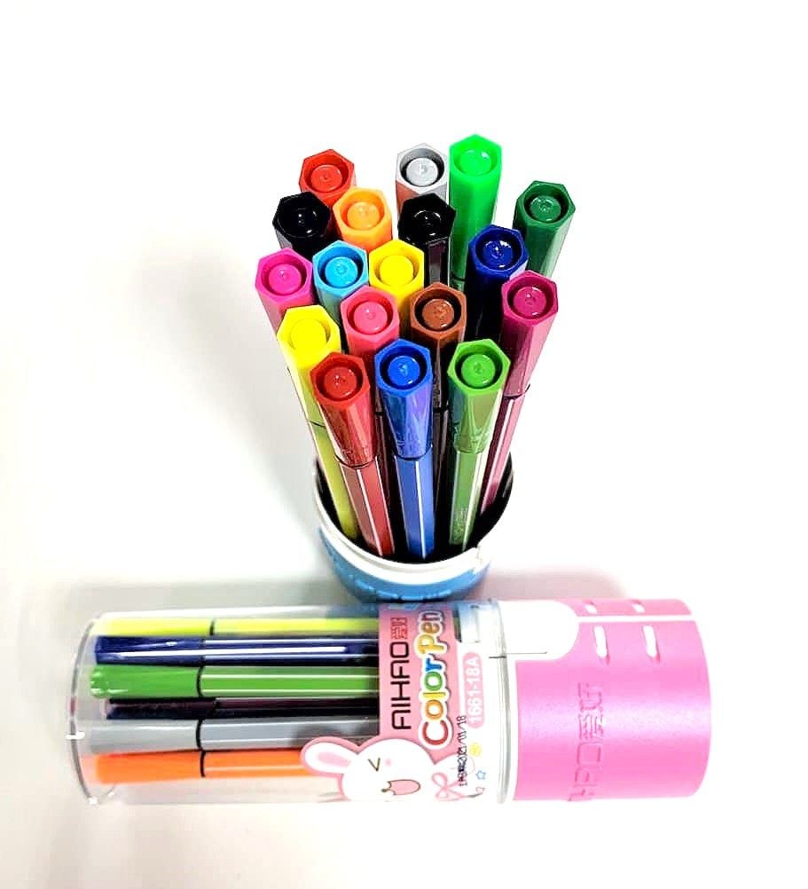 Фломастери 18кол в тубусі (96) 1661-18 AIHAO