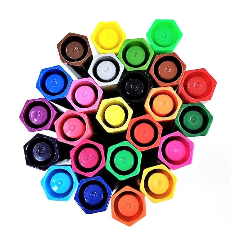 Фломастери 24кол в тубусі (80) 1661-24 AIHAO