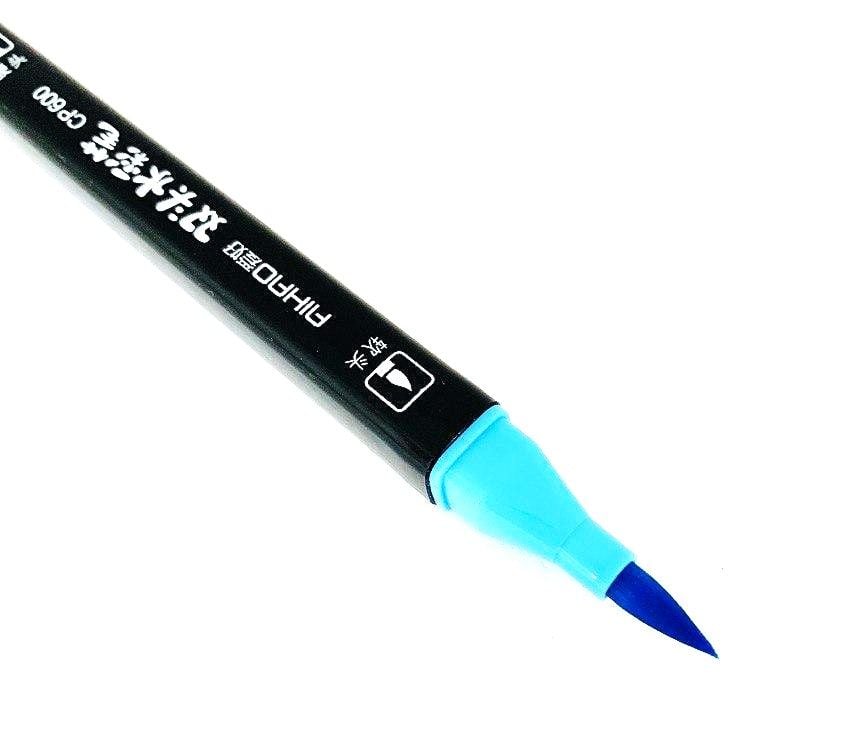 Фломастери 2х-сторонні для каліграфії 12 кол (96) CP 600-12 AIHAO