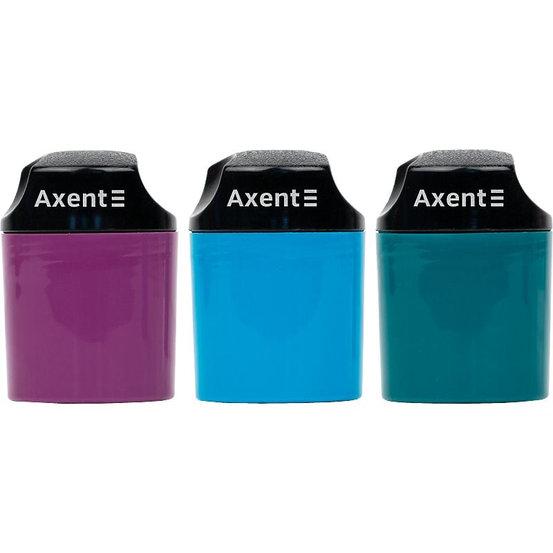 Чинка з контейнером асорті (12 шт/уп) 1153 Axent