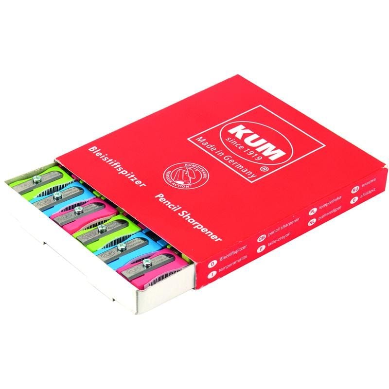 Чинка пластикова без контейнера (24 шт/уп) 100-1 KUM