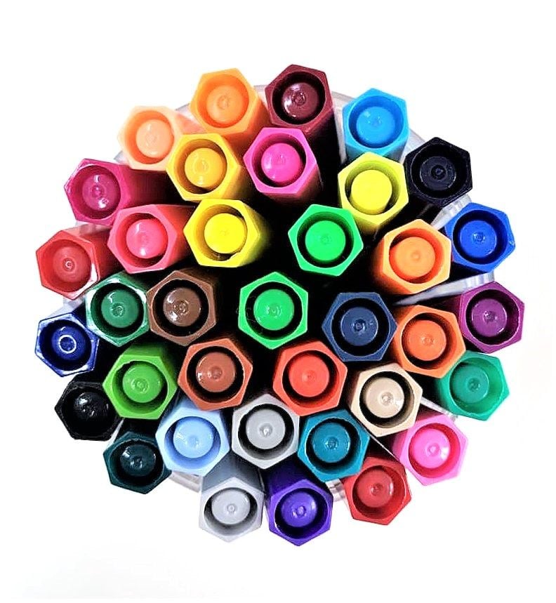 Фломастери 36 кол в пластиковому пеналі 1668-36 AIHAO