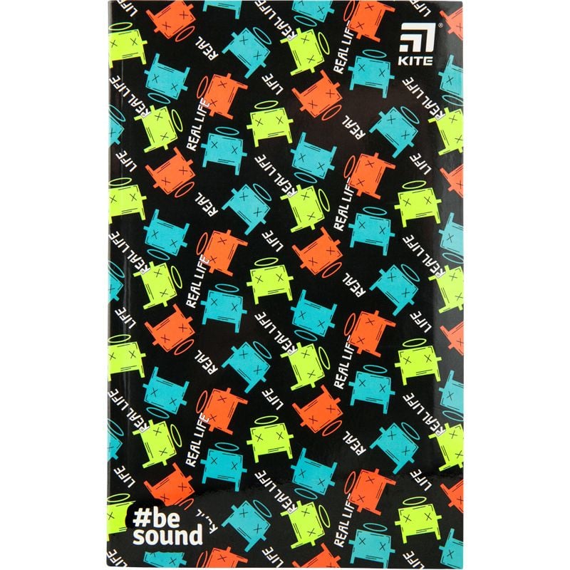 Блокнот В6 інтегральна обкладинка 80 арк клітинка Real life (10) K20-260-3 Axent