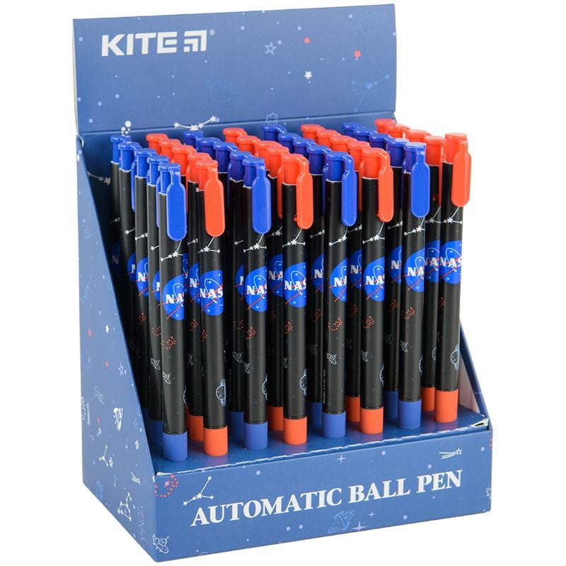 Ручка кулькова автоматична синя NS NS22-363 Kite