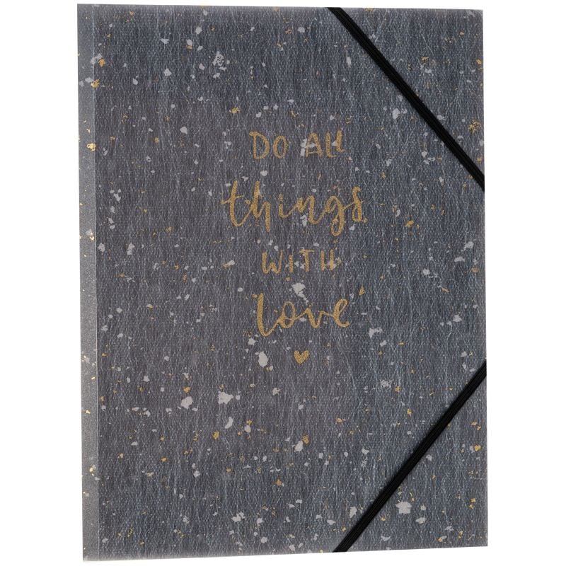 Папка на гумках А4 Shade Gray (12) 1509-13 Axent