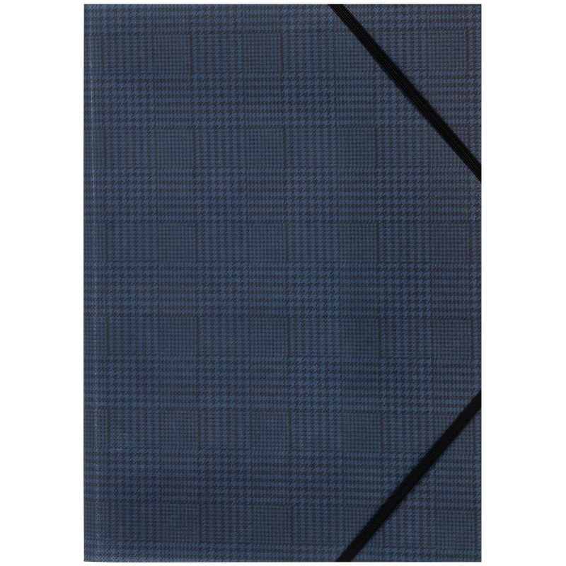 Папка на гумках А4 Tartan Blue (12) 1509-19 Axent