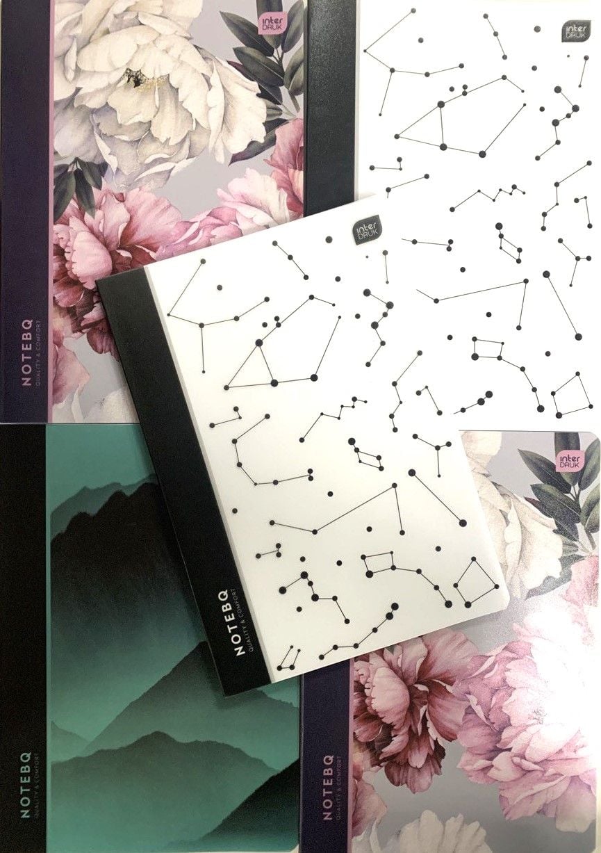 Зошит А4 60 арк пластикова обкл, клітинка 265531 INTERDRUK