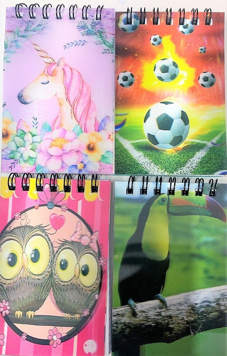 Блокнот А7 клітинка пружина 100 арк голографічна обкл ST-3606 SULTANI