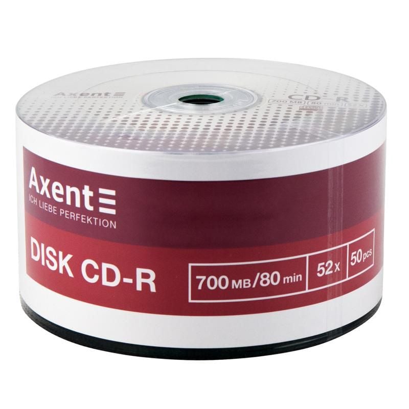 Диски CD-R 700 Mb 80 min (50 шт/туба) 8102 Axent