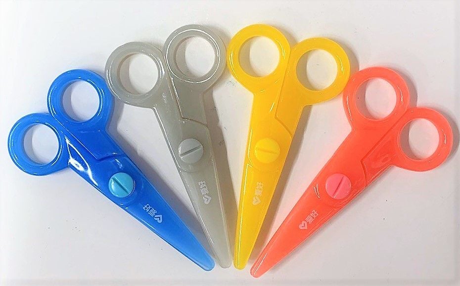 Ножиці дитячі пластикові безпечні (24 шт/уп) SS0016 AIHAO