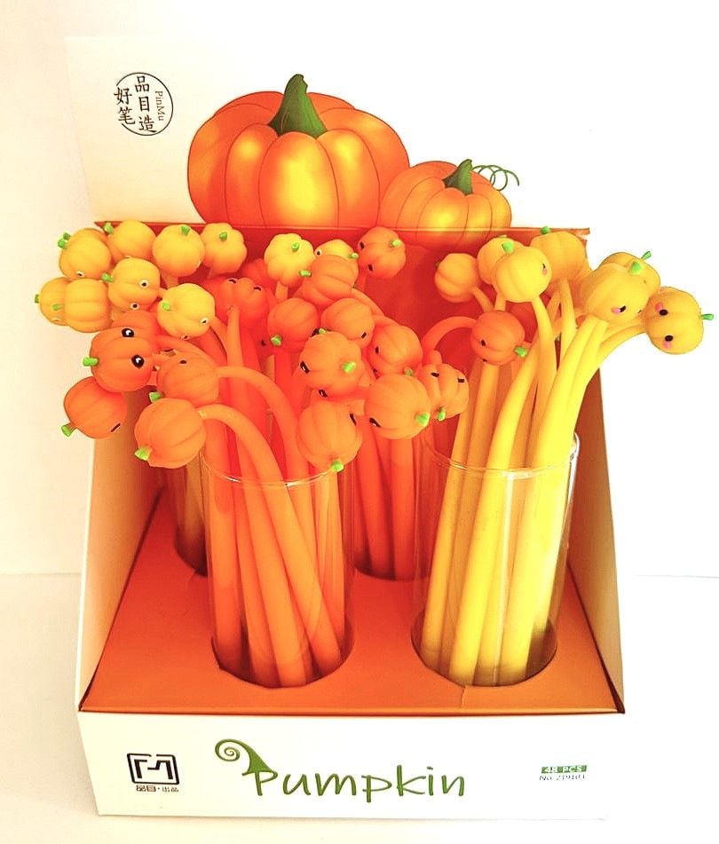 Ручка гелева Гарбуз синя (48 шт/уп) Z19101 Chen`s