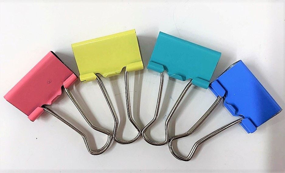 Біндер 25 мм кольоровий (15 шт/уп) Chen`s