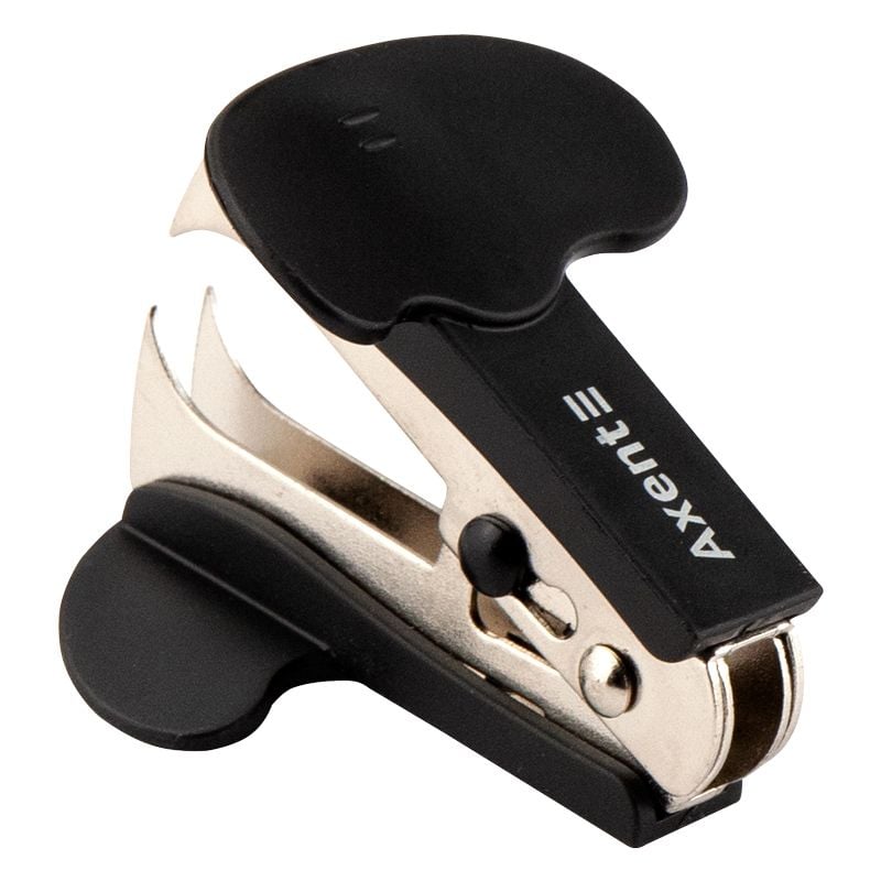 Степлер дестеплер с замком чорний 5550-01 Axent