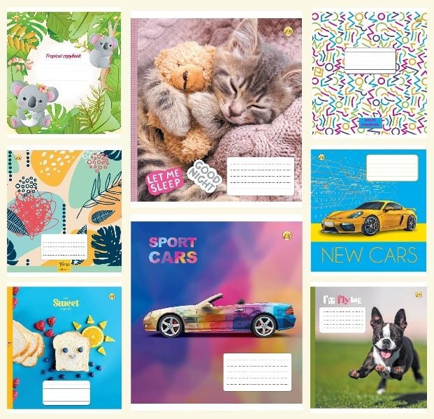 Зошит 12 арк // без допоміжної Люкс (25/600) ТЕ 10100 Тетрада