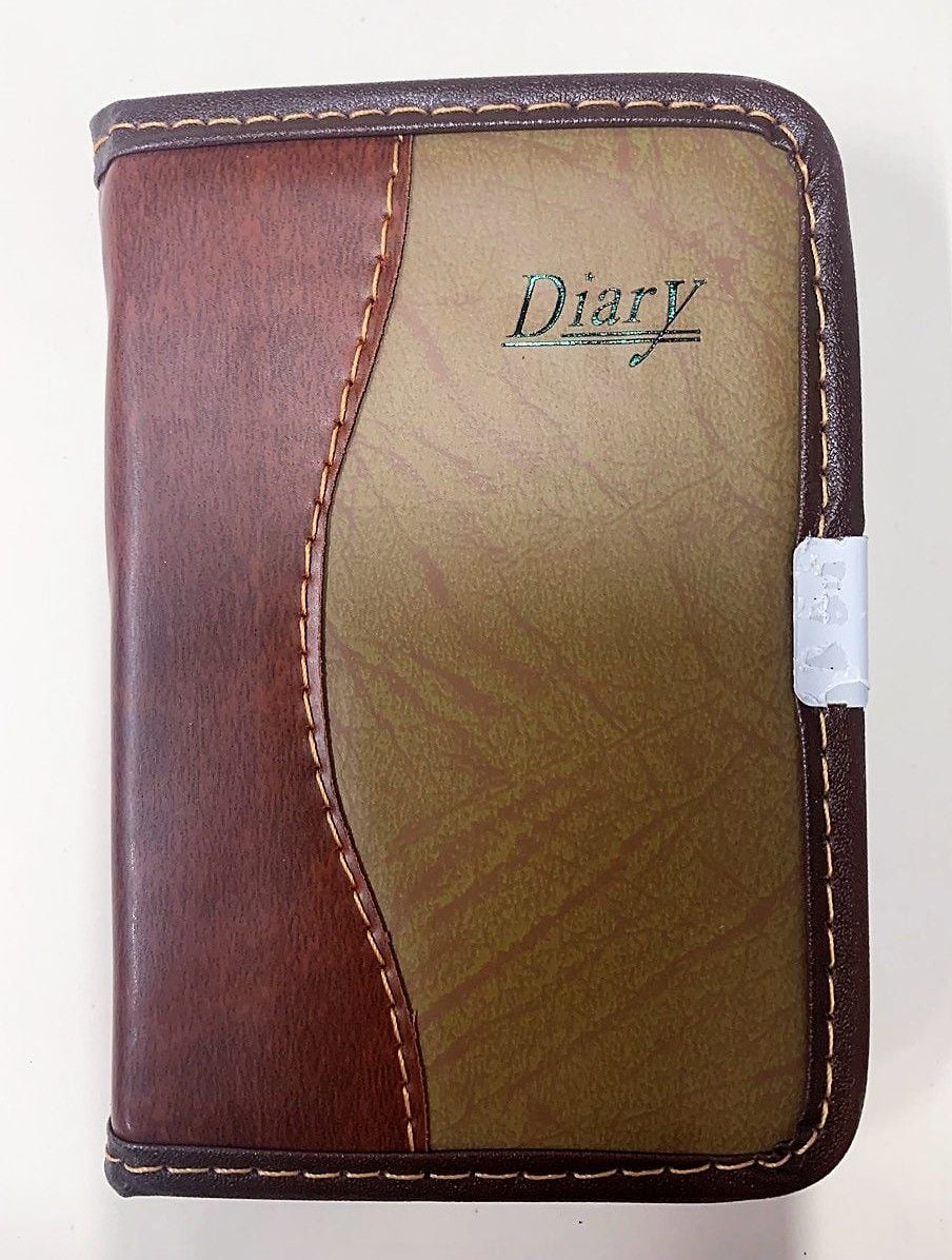 Блокнот алфавітка А7 Note коричневий RS-0205 Імпорт