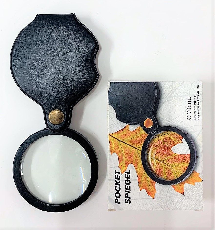 Лупа складна 3х-кратна 70 мм (40 шт/уп) DT 7667 Імпорт