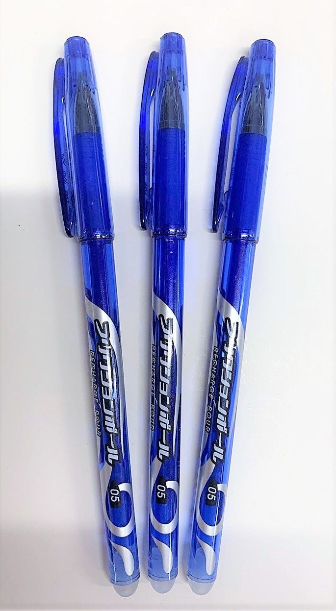 Ручка пиши/стирай гелева 0,5 мм синя (12 шт/уп) A6 Cheng Hang