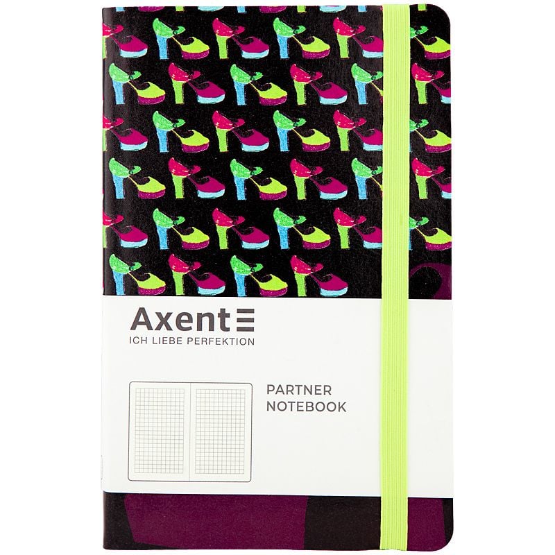 Блокнот Partner BBH Soft 125*195 мм 96 арк клітинка Shoes 8212-01-A Axent