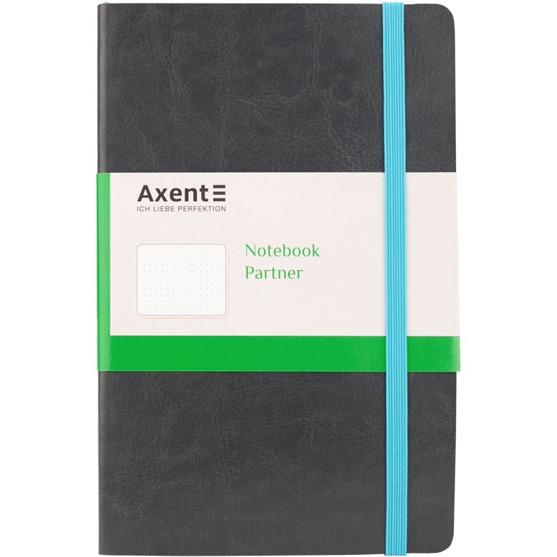 Блокнот книга записна Partner Flex 125*195 мм 96 арк крапка сіра 8209-03 Axent