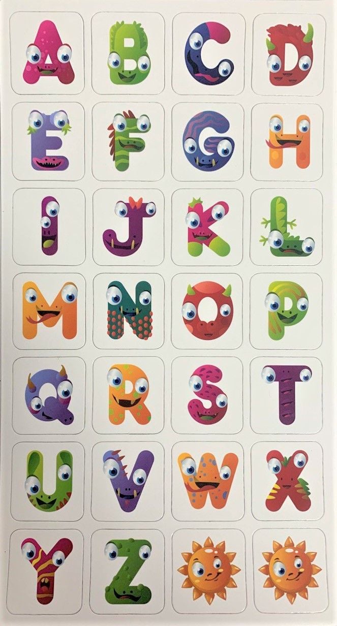 Абетка магнітна англійська 24*13 см SG-1204 Schreiber