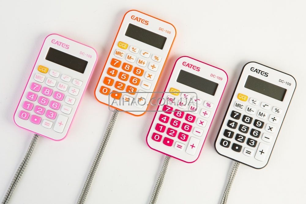 Калькулятор кишеньковий 8 розрядний на мотузці DC-109 EATES