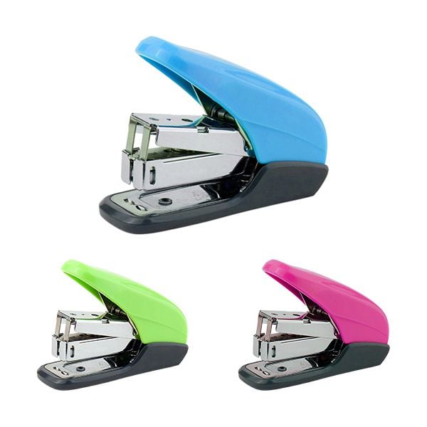 Степлер 24/6 Shell 20арк зшиву полегшене скріплення на 60% рожевий 4841-10 Axent