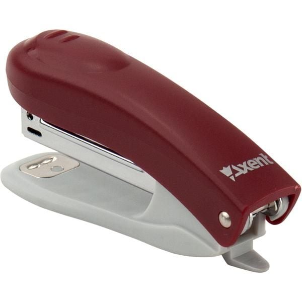 Степлер № 10 на 12 арк зшиву Welle-2 червоний 4812-06 Axent