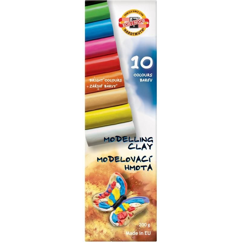 Пластилін 10кол 200г Метелик (30) 131710 KOH-I-NOOR