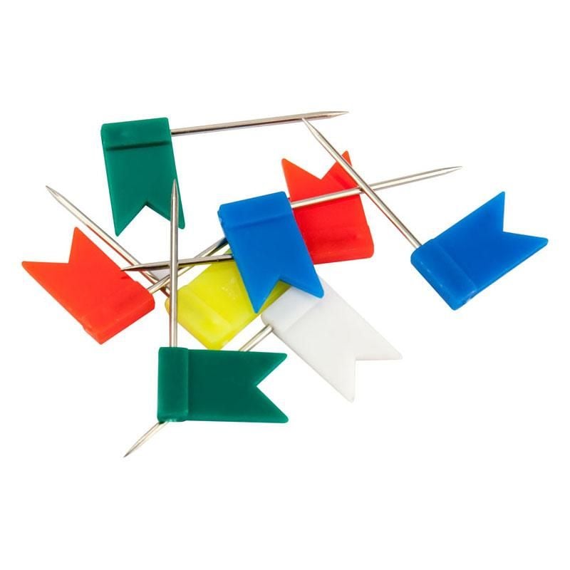 Кнопки прапорець 30 шт пластикова коробка 4215-A Axent