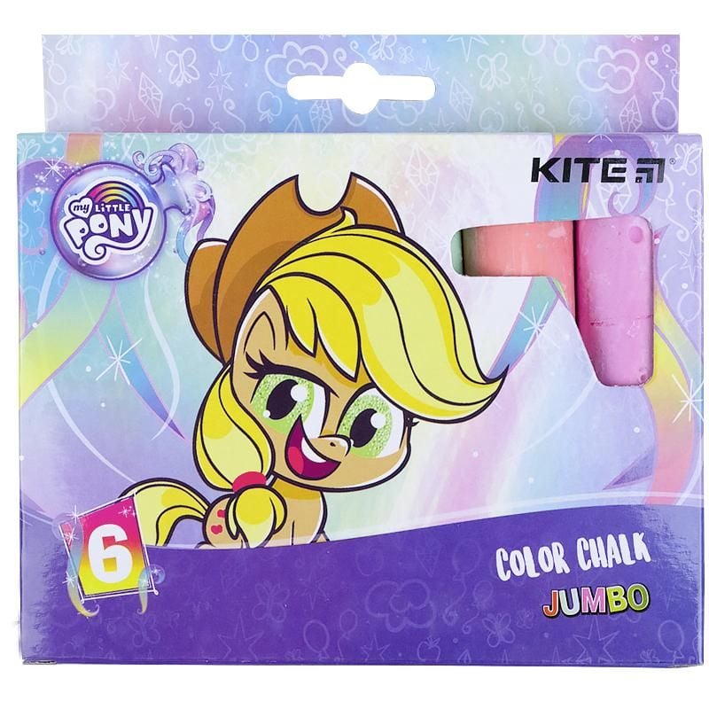 Крейда 6 кольорів Джамбо Little Pony LP21-073 Kite