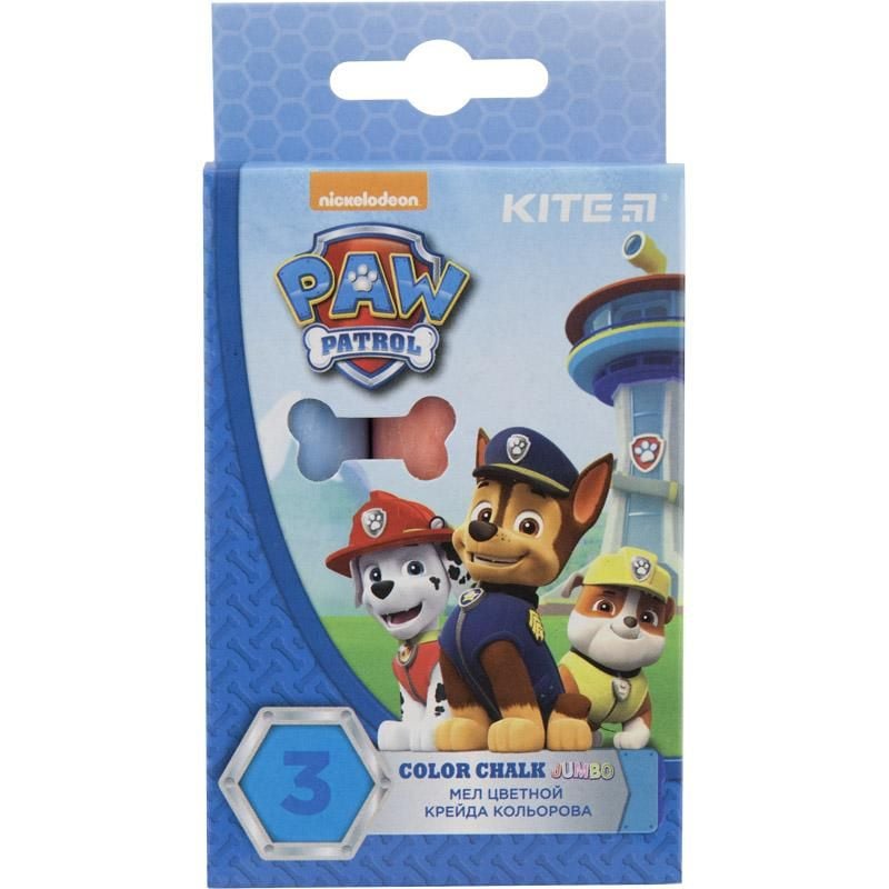 Крейда кольорова Jumbo 3 кол Paw Patrol PAW18-077 Kite