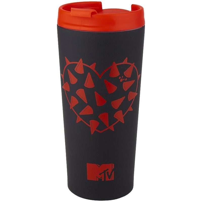 Термокружка 440 мл MTV чорна MTV20-303-02 Kite