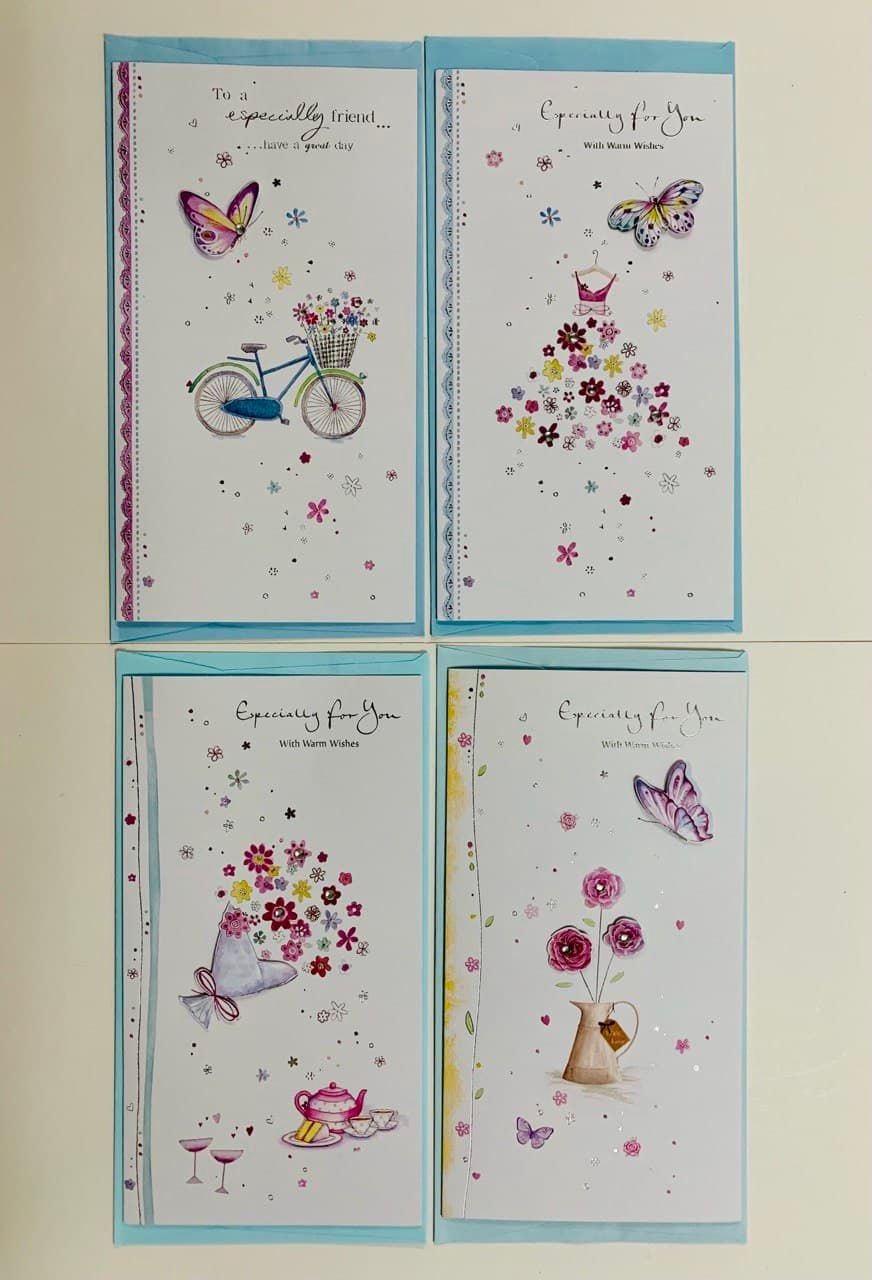 Листівка блакитний конверт WISH-A 1601 Eno Greeting