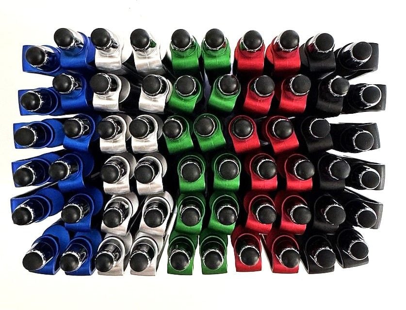 Ручка зі стілусом півоберта синя (60 шт/уп) стілус Імпорт