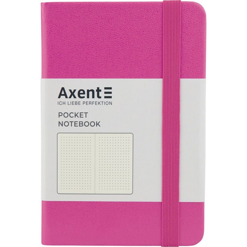 Блокнот Partner 95*140 мм 96 арк крапка рожева 8309-10 Axent