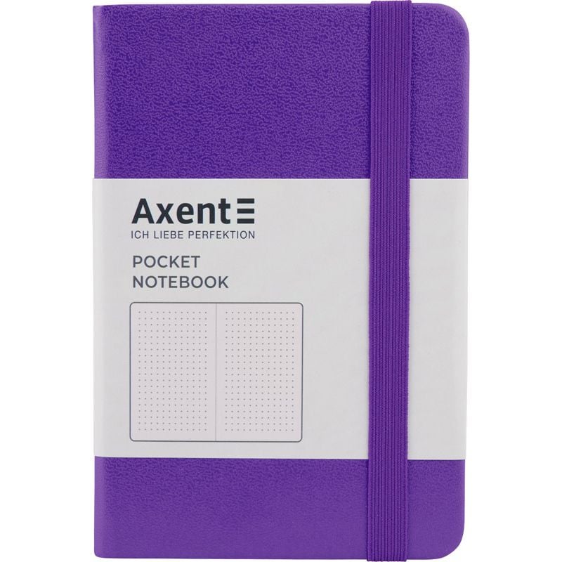 Блокнот Partner 95*140 мм 96 арк крапка фіолетова 8309-11 Axent