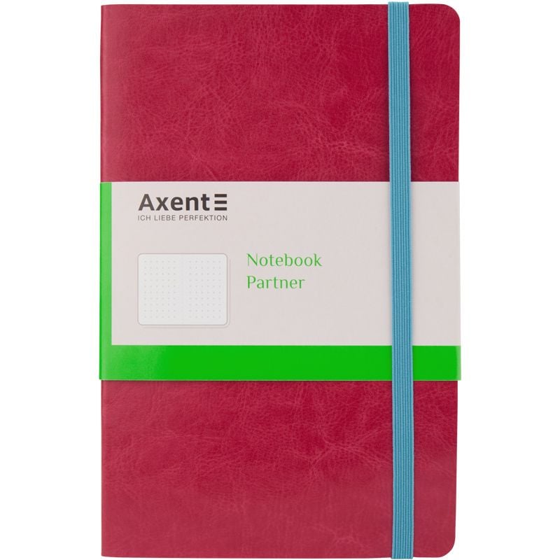 Блокнот Partner Flex 125*195 мм 96 арк крапка малинова 8209-10 Axent