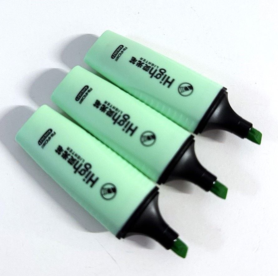 Маркер текстовий пастельний зелений (12 шт/уп) AH-63621 AIHAO