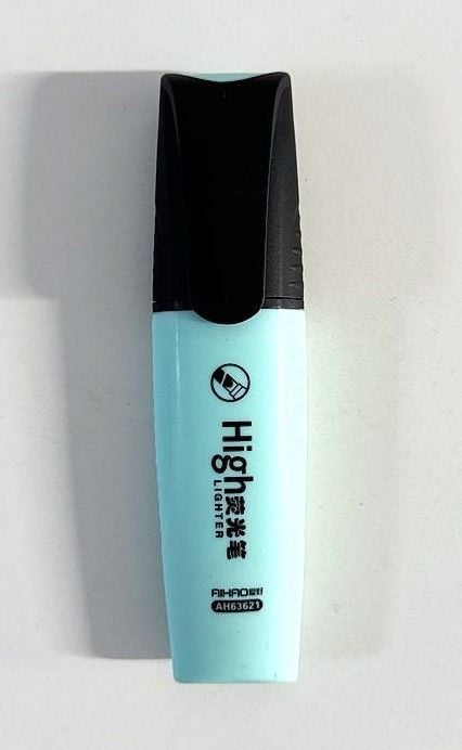 Маркер текстовий пастельний м'ятний (12 шт/уп) AH-63621 AIHAO